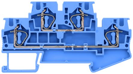 Siemens 8WH2020-0AG01 8WH Series Blue, 4mm², 2-Level, Spring Termination, CSA [8WH2020-0AG01]; 271-3301