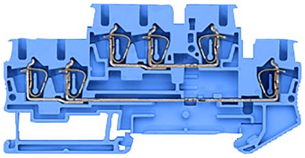 Siemens 8WH2023-0AF01 8WH Series Blue, 2.5mm², 2-Level, Spring Termination [8WH2023-0AF01]; 271-3308