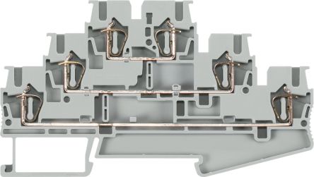 Siemens 8WH2030-0AF01 8WH Series Blue, 2.5mm², 3-Level, Spring Termination, CSA [8WH2030-0AF01]; 271-3311