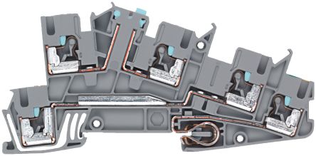 Siemens 8WH6001-4GF00 8WH Series Grey, 2.5mm², Plug-In Termination [8WH6001-4GF00]; 271-3343