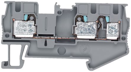 Siemens 8WH6003-0AG00 8WH Series Grey, 4mm², 1-Level, Plug-In Termination, CSA [8WH6003-0AG00]; 271-3346