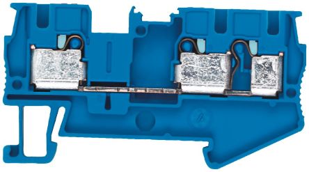 Siemens 8WH6003-0AG01 8WH Series Blue, 4mm², 1-Level, Plug-In Termination, CSA [8WH6003-0AG01]; 271-3347