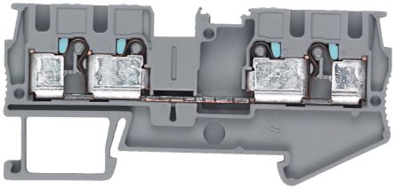 Siemens 8WH6004-0AG00 8WH Series Grey, 4mm², 1-Level, Plug-In Termination, CSA [8WH6004-0AG00]; 271-3350