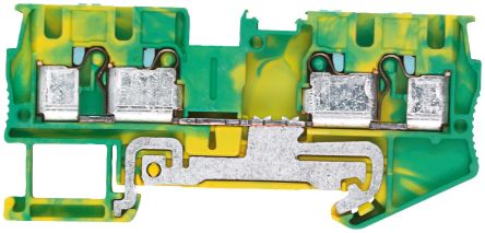 Siemens 8WH6004-0CG07 8WH Series Green, Yellow, 4mm², 1-Level, Plug-In Termination, CSA [8WH6004-0CG07]; 271-3352