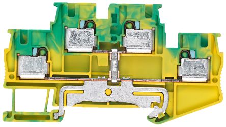 Siemens 8WH6020-0CG07 8WH Series Green, Yellow, 4mm², 2-Level, Plug-In Termination, CSA [8WH6020-0CG07]; 271-3355