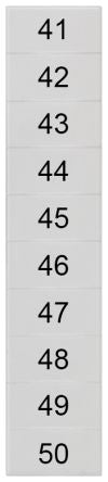 Siemens, 8WH Labeling Plate for use with  for use with Terminal Blocks [8WH8140-2AB45]; 271-3406