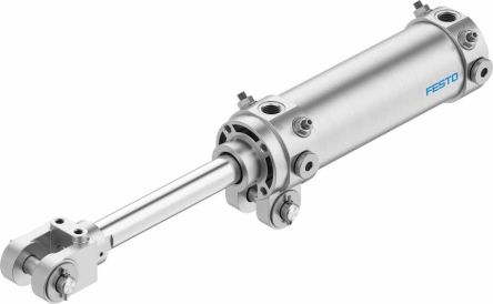 Festo Pneumatic Piston Rod Cylinder - 572349, 50mm Bore, 125mm Stroke, DW Series, Double Acting [DWC-50-125-Y-A-G]; 271-6452