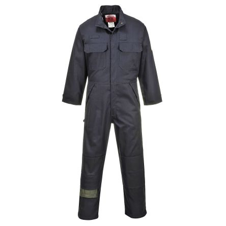 Portwest Navy Coverall, M [FR80-M]; 271-8375