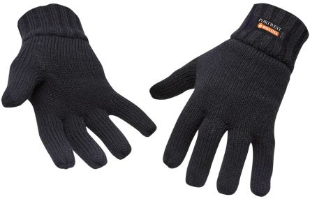 Portwest Black Polyester Work Gloves [GL13BKR]; 271-8424
