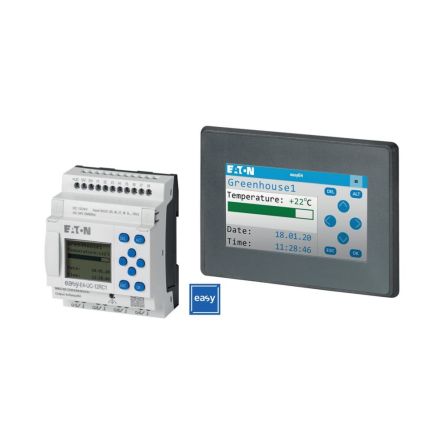 Eaton EasyE4 Series Control Relay for Use with Galileo, 24 V ac Supply, Relay Output, 8-Input [199785 RTD-BOX-E4-UC1]; 272-1424