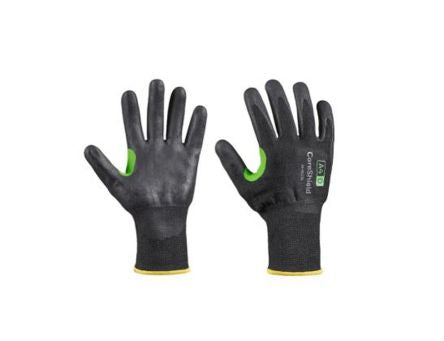 Honeywell CORESHIELD Black HPPE Cut Resistant Work Gloves, Size 11, Nitrile Foam Coating [24-0513B-2XL]; 272-1826