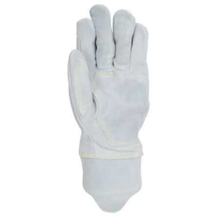 Polyco Healthline Grey Leather Gloves, Size 10 [893-10]; 272-3409