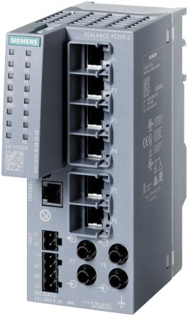 Siemens SCALANCE XC206-2, Managed Switch 9 Port Network Switch [6AG1206-2BB00-7AC2]; 272-6668