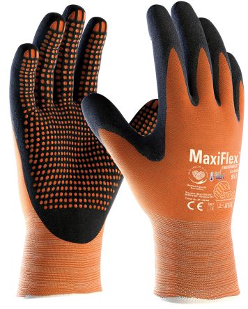 Gloves Maxiflex Endurance Orange Palm Co [42-848-10]; 273-0734