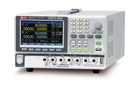 RS PRO Analogue Bench Power Supply, 0 → 30V, 6A, 3-Output, 385W [0]; 273-2613