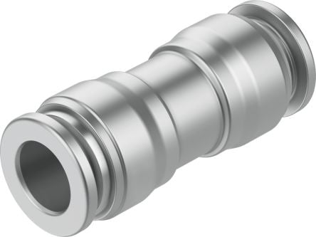 Festo NPQR Series Straight Tube-to-Tube Adaptor, Push In 8 mm to 8 mm, Tube-to-Tube Connection Style, 8085699 [NPQR-D-Q8-E]; 273-7074