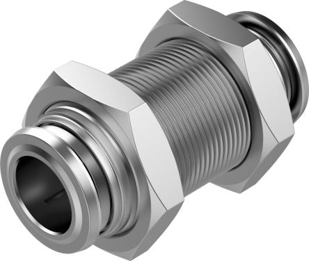 Festo NPQR Series Push-in Fitting, Push In 12 mm to Push In 12 mm, Tube-to-Tube Connection Style, 8085733 [NPQR-H-Q12-E]; 273-7077