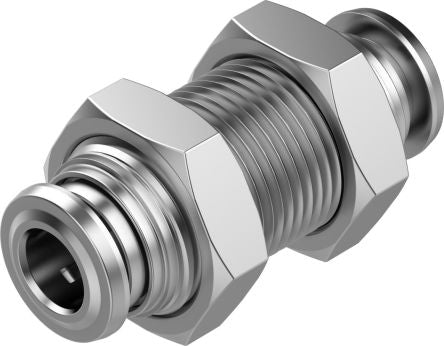 Festo NPQR Series Push-in Fitting, Push In 6 mm to Push In 6 mm, Tube-to-Tube Connection Style, 8085730 [NPQR-H-Q6-E]; 273-7080