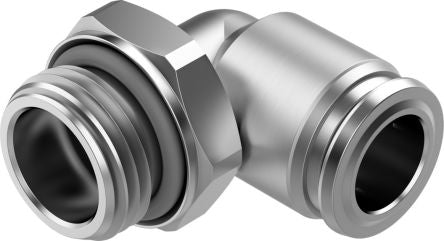 Festo NPQR Series Elbow Threaded-toTube Adaptor, G 1/2 Male to 12 mm, Threaded-to-Tube Connection Style, 8085688 [NPQR-L-G12-Q12]; 273-7082