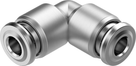 Festo NPQR Series Elbow Fitting, Push In 4 mm to Push In 4 mm, Tube-to-Tube Connection Style, 8085709 [NPQR-L-Q4-E]; 273-7099