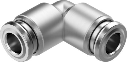 Festo NPQR Series Push-in Fitting, Push In 6 mm to Push In 6 mm, Tube-to-Tube Connection Style, 8085710 [NPQR-L-Q6-E]; 273-7100