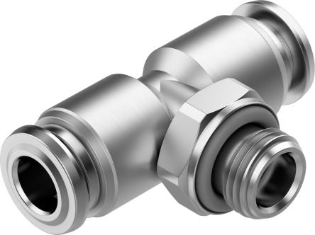 Festo NPQR Series Push-in Fitting, G 1/4 Male to Push In 10 mm, Threaded-to-Tube Connection Style, 8099100 [NPQR-T-G14-Q10]; 273-7104