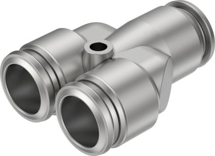 Festo NPQR Series Push-in Fitting, Push In 16 mm to Push In 16 mm, Tube-to-Tube Connection Style, 8085728 [NPQR-Y-Q16-E]; 273-7121