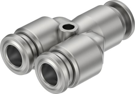 Festo NPQR Series Push-in Fitting, Push In 6 mm to Push In 6 mm, Tube-to-Tube Connection Style, 8085724 [NPQR-Y-Q6-E]; 273-7123