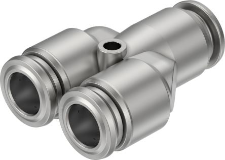 Festo NPQR Series Push-in Fitting, Push In 8 mm to Push In 8 mm, Tube-to-Tube Connection Style, 8085725 [NPQR-Y-Q8-E]; 273-7124