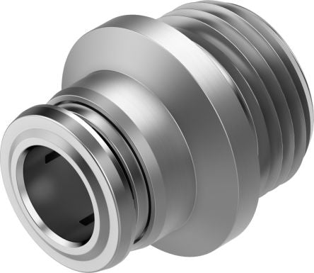 Festo NPQR Series Straight Fitting, G 3/8 Male to 8 mm, Threaded-to-Tube Connection Style, 8086953 [NPQR-DK-G38-Q8]; 273-9676