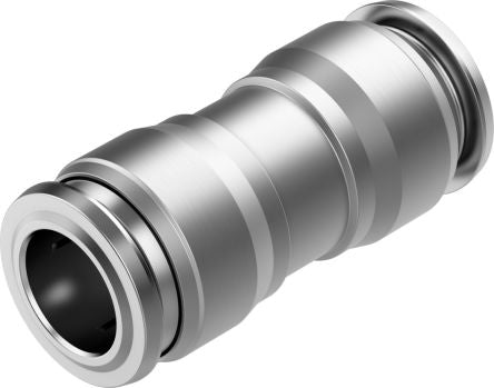 Festo NPQR Series Push-in Fitting, Push In 12 mm to Push In 12 mm, Tube-to-Tube Connection Style, 8085701 [NPQR-D-Q12-E]; 273-9679