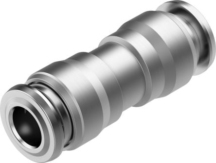 Festo NPQR Series Push-in Fitting, Push In 6 mm to Push In 6 mm, Tube-to-Tube Connection Style, 8085698 [NPQR-D-Q6-E]; 273-9685