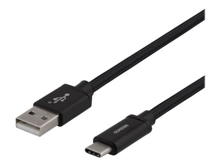 Deltaco USB 2.0 USB A to USB C, 1m [USBC-1132M]; 276-7733