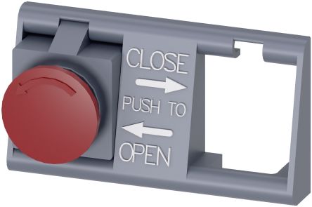Siemens SENTRON Emergency Push Button [3WA9111-0AH25]; 277-0763