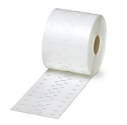 Phoenix Contact WMT Slide On Cable Markers, White, 3 → 4.2mm Cable, for THERMOMARK, 0817235 [0817235]; 277-8541