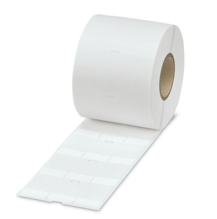 Phoenix Contact WML Adhesive Cable Label, White, 4 → 7.6mm Cable, for THERMOMARK, 0830816 [0830816]; 277-8542