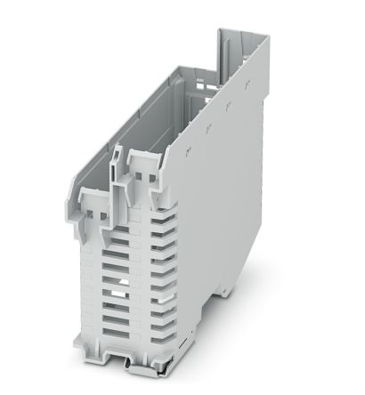 Phoenix Contact Mounting Base Enclosure Type ME-IO Series , 82.85 x 37.89 x 120.6mm, Polyamide DIN Rail Enclosure [1103436]; 277-8616