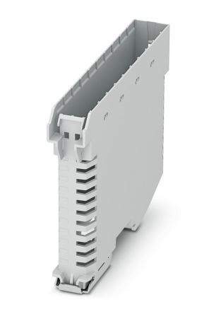 Phoenix Contact Mounting Base Enclosure Type ME-IO Series , 82.85 x 18.9 x 120.6mm, Polyamide DIN Rail Enclosure [1103440]; 277-8618