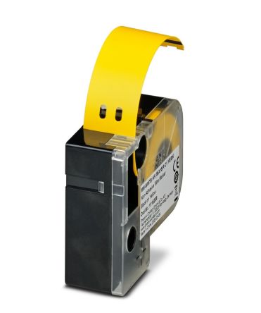 Phoenix Contact MM-WMTB Cable Tie Cable Markers, Black/Yellow, 6 → 115mm Cable, for , for THERMOMARK, 1116208 [1116208]; 277-8624