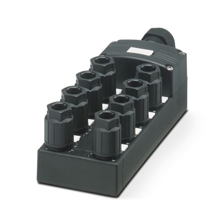 Phoenix Contact SACB Series Sensor Box, M12, 5m cable, 5 way, 8 port [1156006]; 277-8657