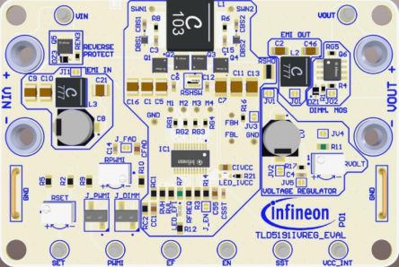 Infineon TLD5191IVREGEVALTOBO1 Dev Kit [TLD5191IVREGEVALTOBO1]; 277-8791