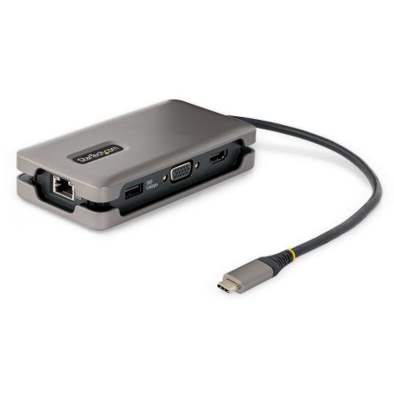 StarTech.com 4K @ 60Hz USB-C Adapter with HDMI, VGA - 3 x USB ports, USB A, USB C [DKT31CVHPD3]; 277-9792