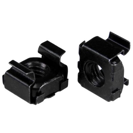 StarTech.com CABCA Series Cage Nut for Use with Rack Mounting Hardware, M6 Thread, 100 Piece(s) [CABCAGENT62B]; 280-4535