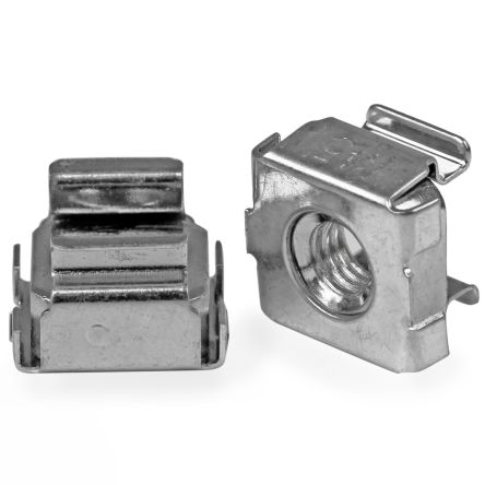 StarTech.com CABCA Series Cage Nut for Use with Rack Mounting Hardware, M5mm Thread, 50 Piece(s), 0.5 x 0.4 x 0.5in [CABCAGENUTS]; 280-4539