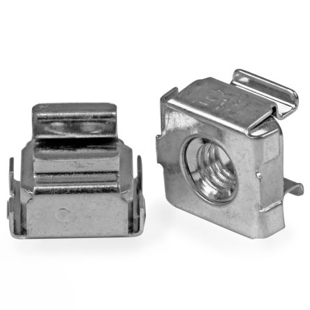 StarTech.com CABCA Series Cage Nut for Use with Rack Mounting Hardware, M5mm Thread, 100 Piece(s) [CABCAGENUTS2]; 280-4540