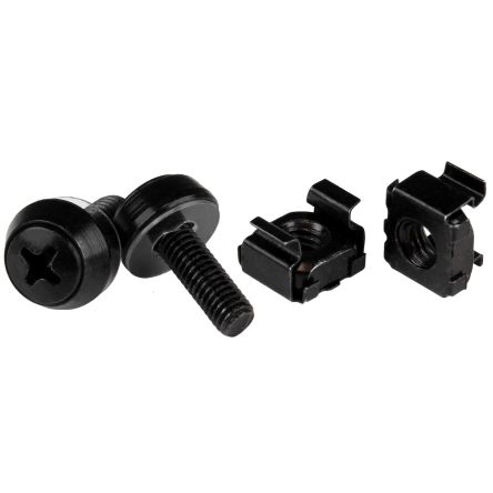 StarTech.com CABS Series Mounting Screws and Cage Nuts for Use with Rack Mounting Hardware, M5mm Thread, 50 Piece(s) [CABSCREW1032]; 280-4543