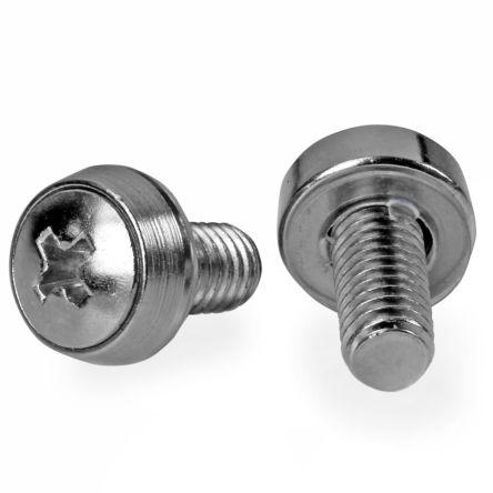 StarTech.com CABS Series Screw for Use with Rack Mounting, M5mm Thread, 50 Piece(s), 0.1 x 0.1 x 0.1in [CABSCREWSM6]; 280-4550