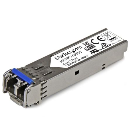 StarTech.com HPE Compatible LC Multi Mode SFP Transceiver Module, Full Duplex, 1000Mbit/s [J4858C10PKST]; 280-4616