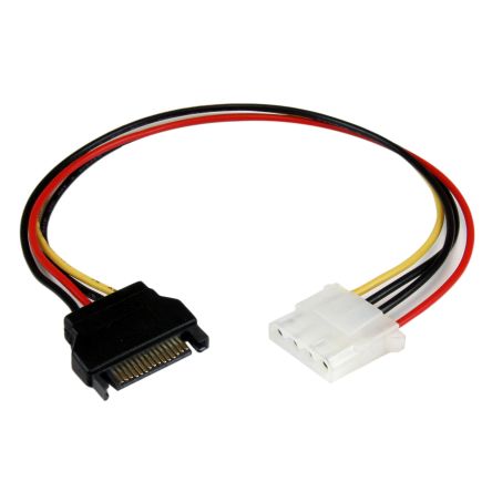 StarTech.com Male SATA Power to Female LP4  Cable, 12in [LP4SATAFM12]; 280-4644