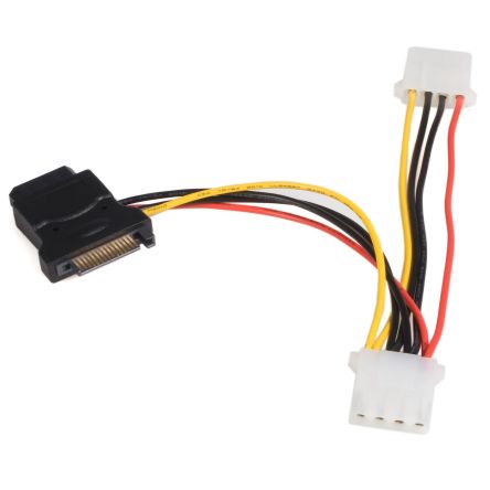 StarTech.com Male SATA Power to Female LP4  Cable, 6in [LP4SATAFM2L]; 280-4645